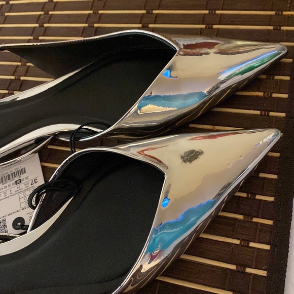 Zara metallic flats - Picture 3 of 4